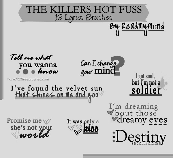 Hot Fuss Lyrics