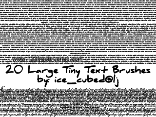 Large Tiny Text
