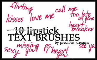 Lipstick Text