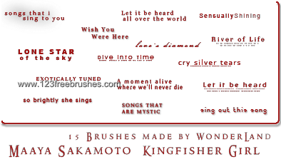 Maaya Sakamoto Kingfisher Girl Lyrics