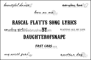 Rascal Flatts Song Lyrics