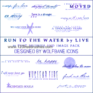 Run to the Water Text