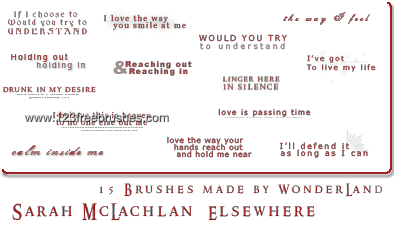 Sarah Mclachlan – Elsewhere Lyrics