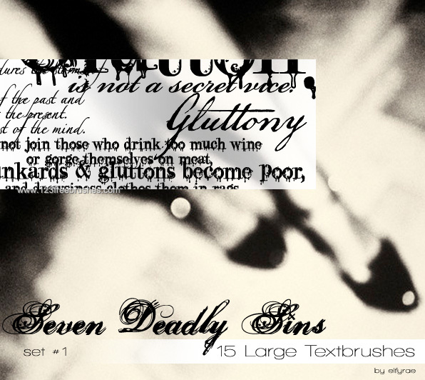 Seven Deadly Sins – Gluttony Text