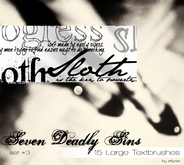 Seven Deadly Sins – Sloth Text