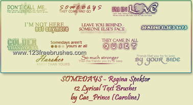Somedays – Regina Spektor Lyrics