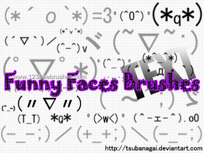 Text Funny Faces