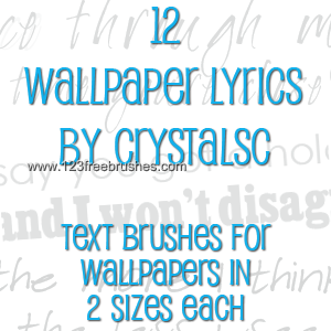 Wallpaper Lyrics
