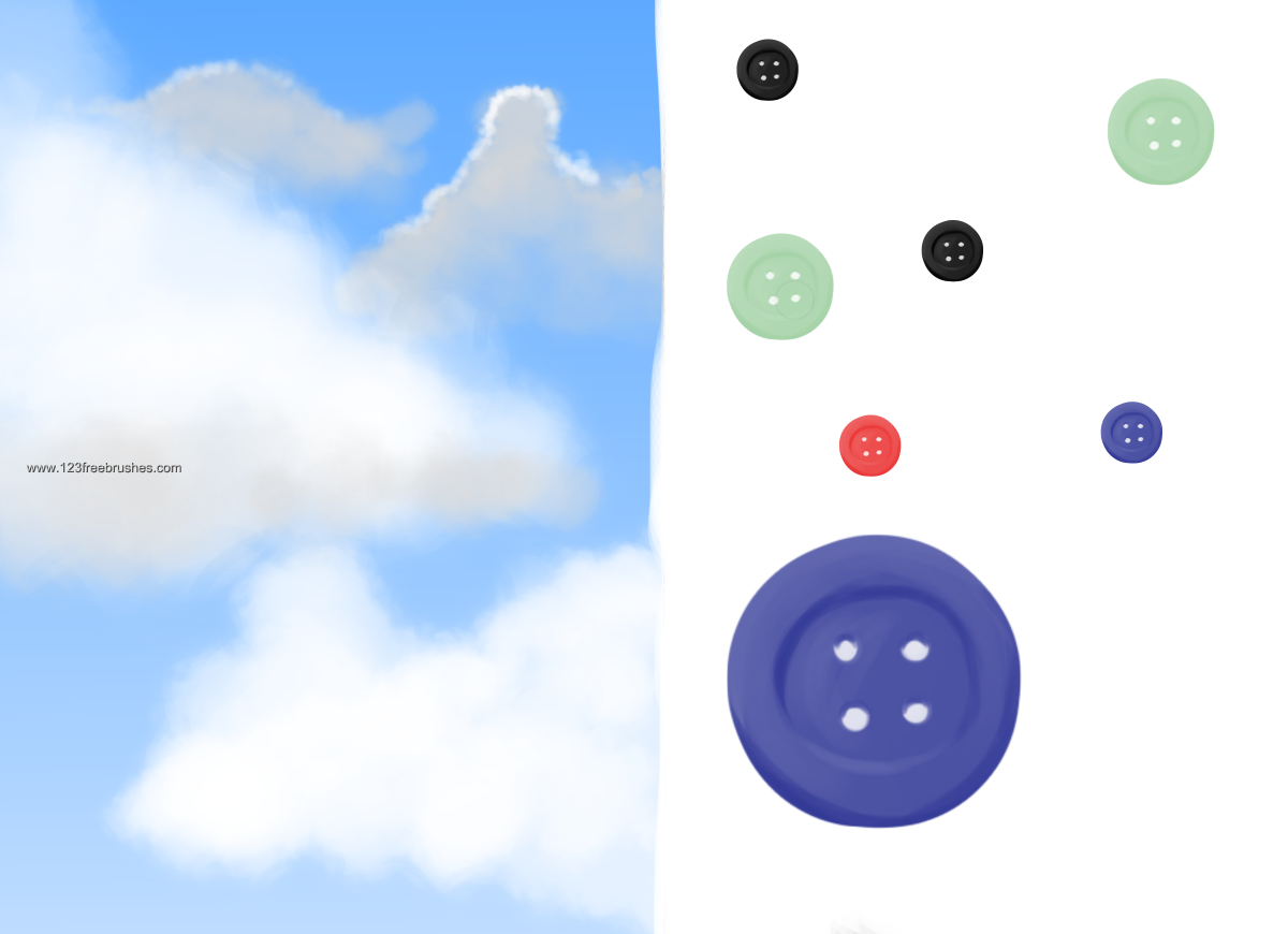 Cloud and Button