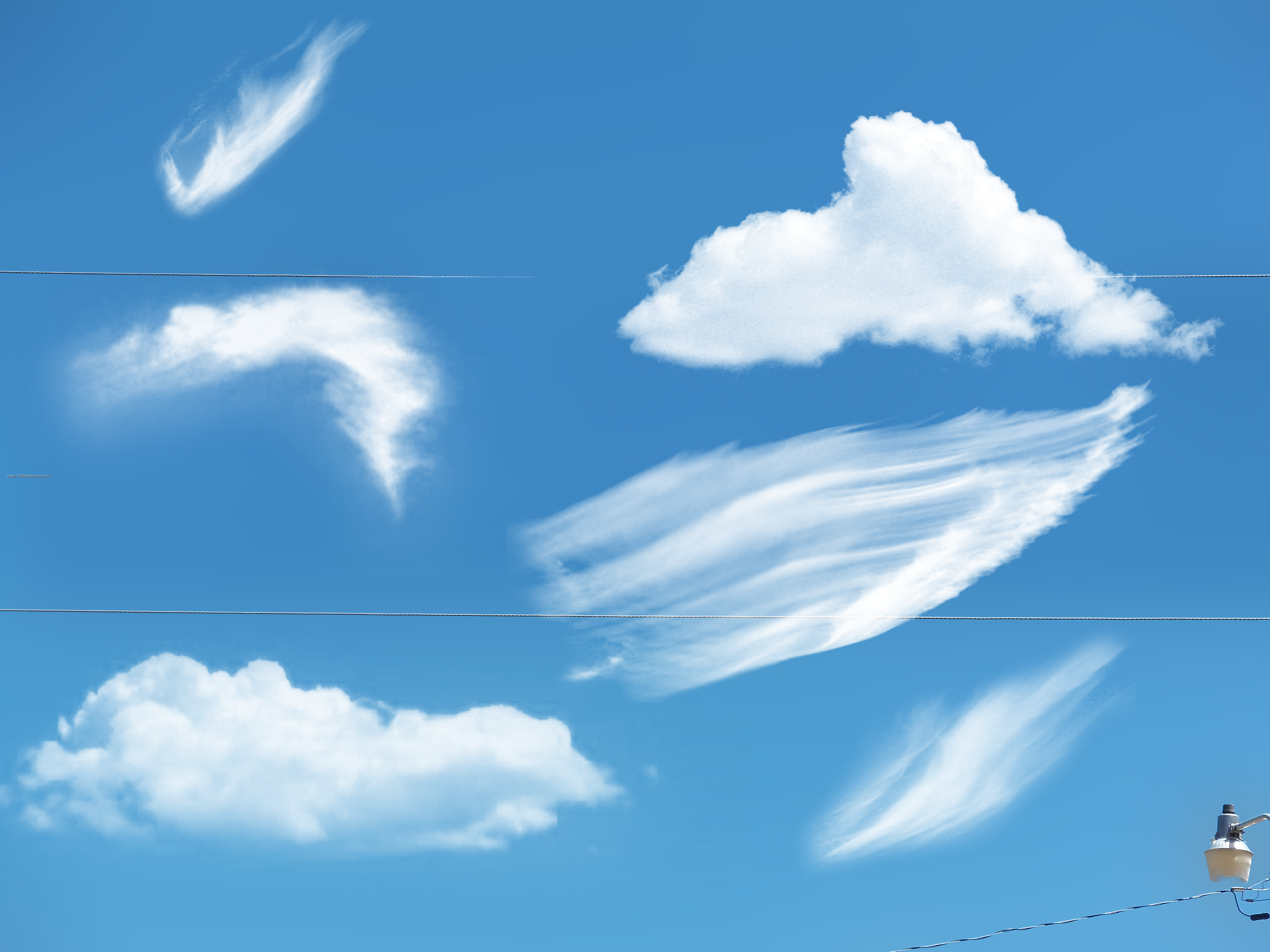  Clouds  Brushes  For Photoshop  Cs5 Free 123Freebrushes