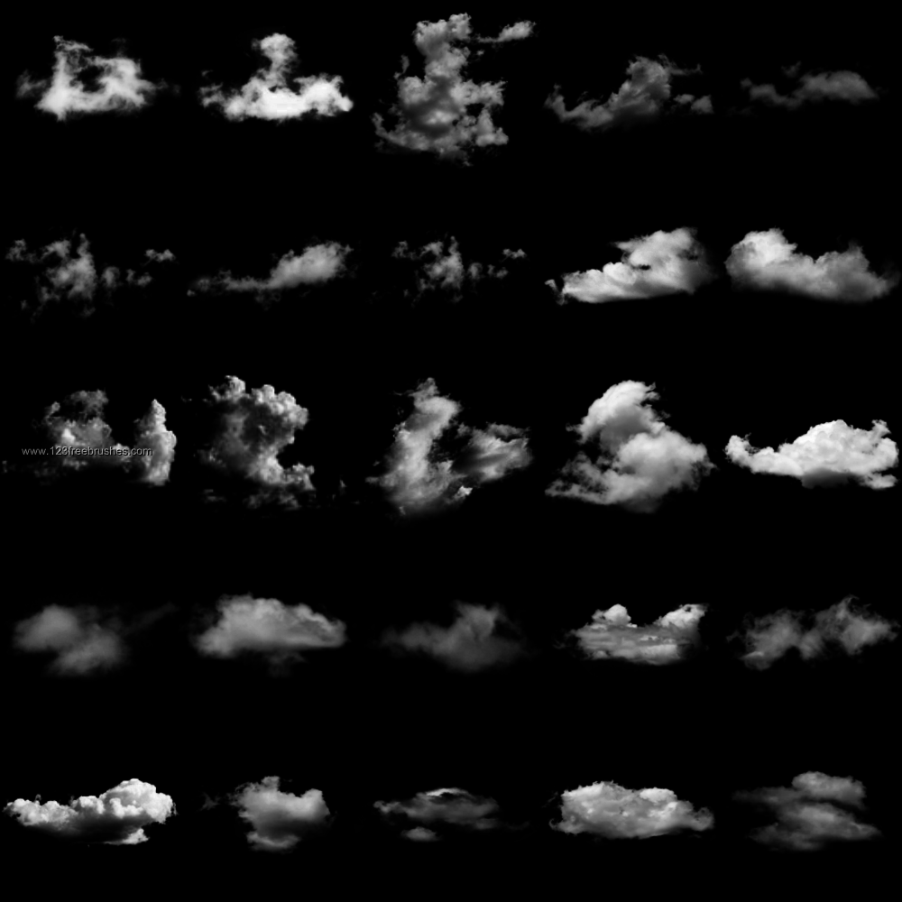 free cloud brushes