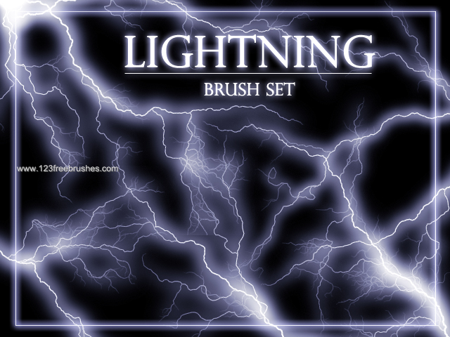 Lightning | Photoshop Brush Cs5 | 123Freebrushes