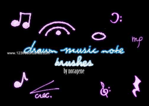 Drawn Music Note