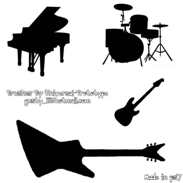 Musical Instrument Silhouettes