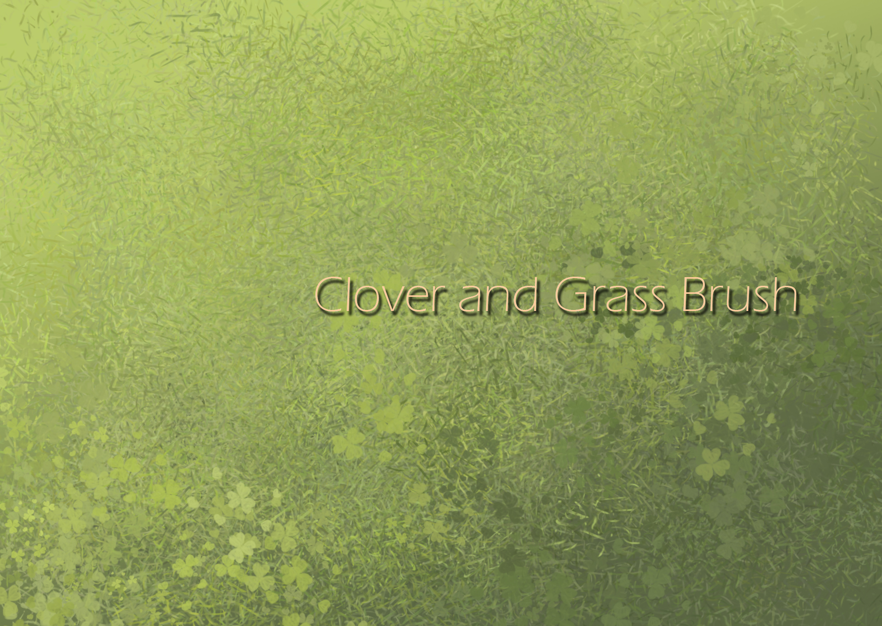 Clover and Grass