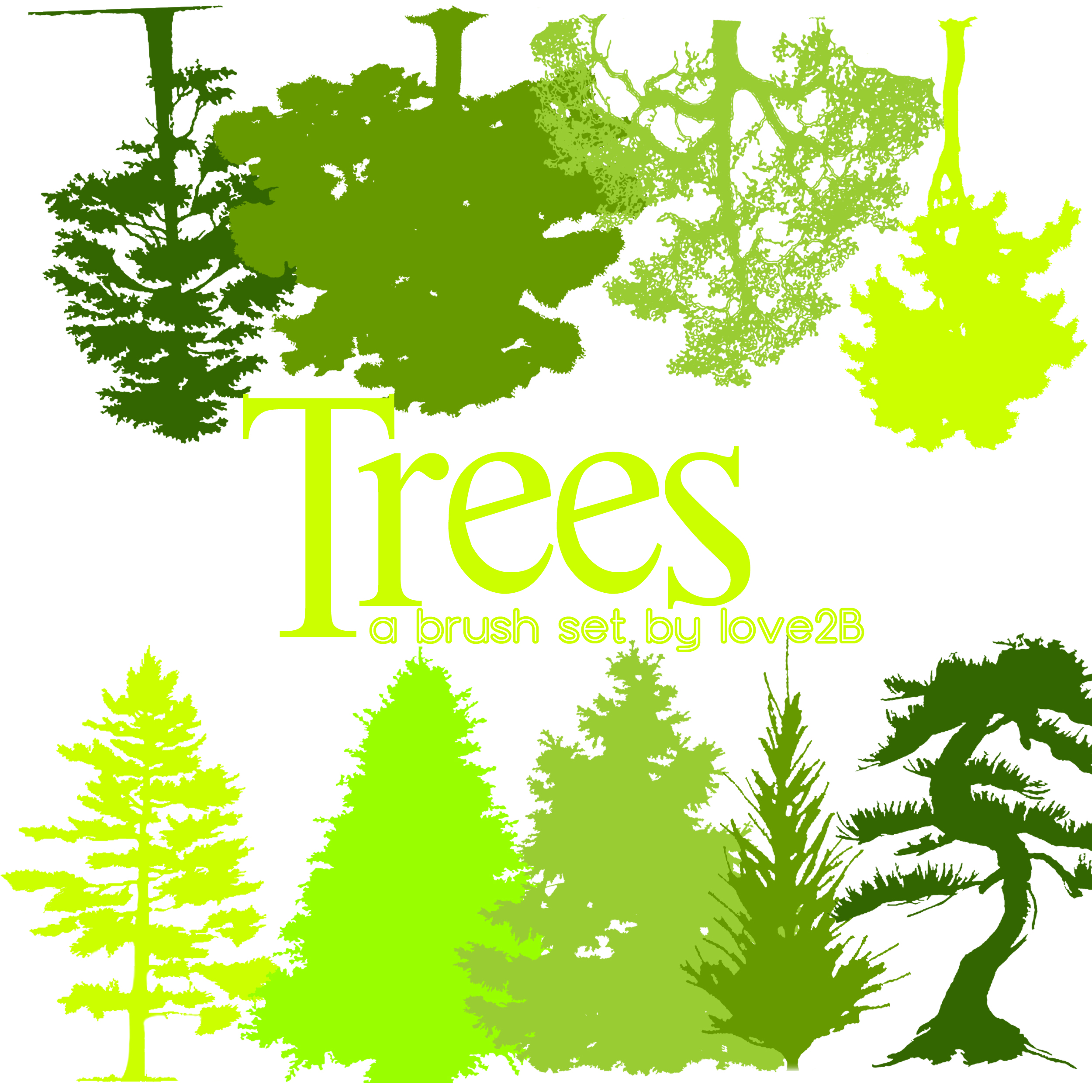 photoshop brushes trees free download