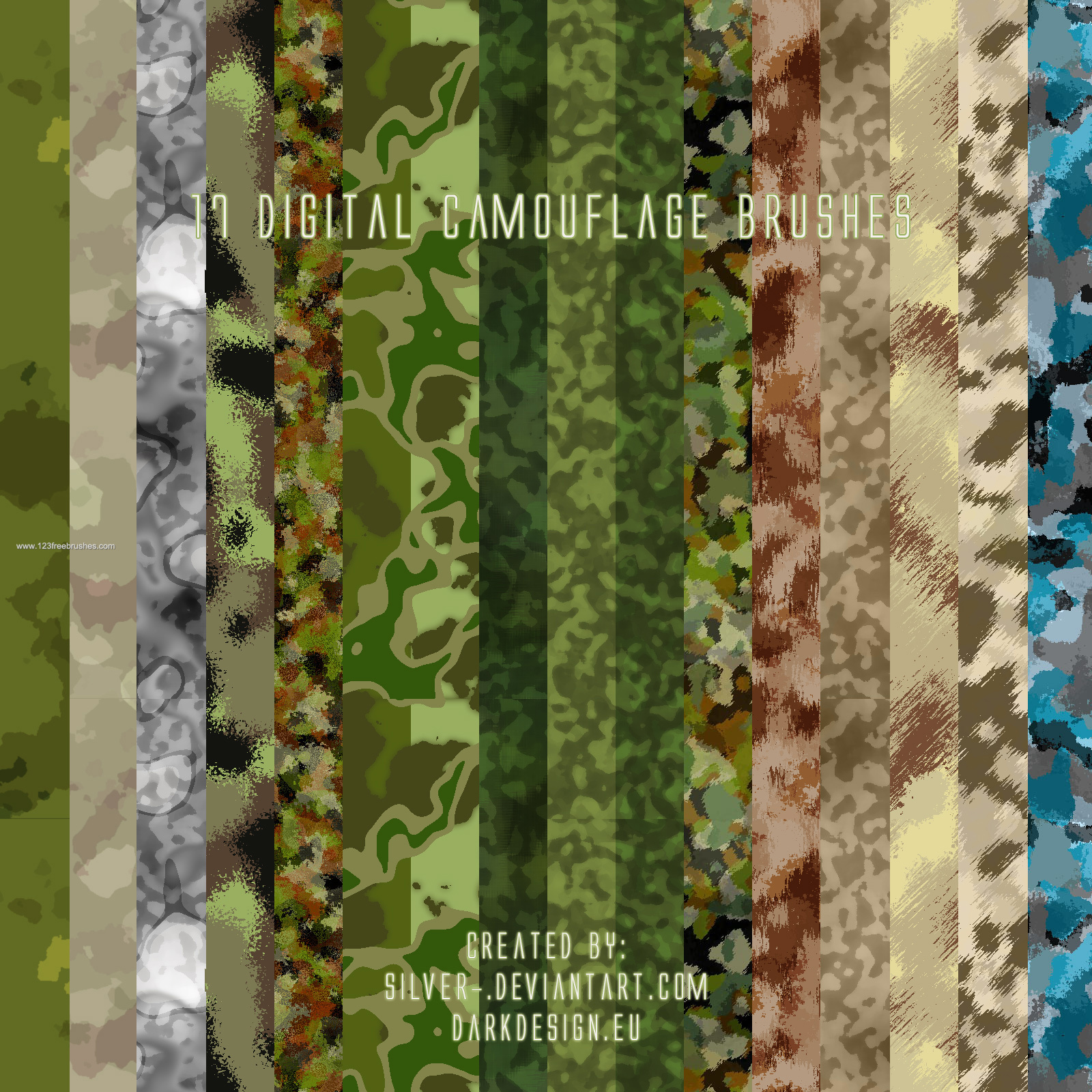 Camouflage Pattern Set