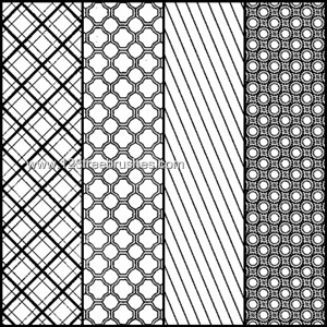 Circle and Striped Pattern