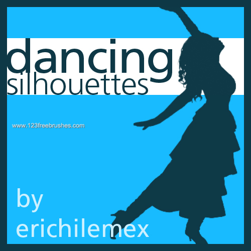 Dancing Girl Silhouette