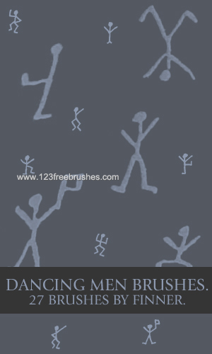 Dancing Men Scribble