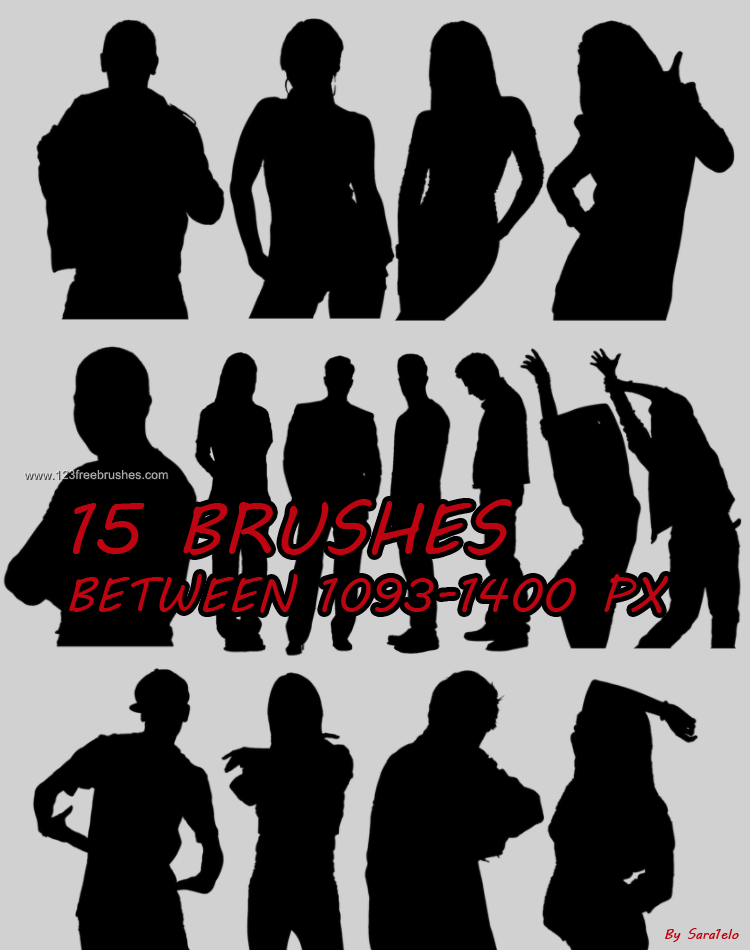 Modern People Silhouettes