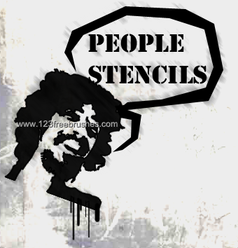 People Stencils