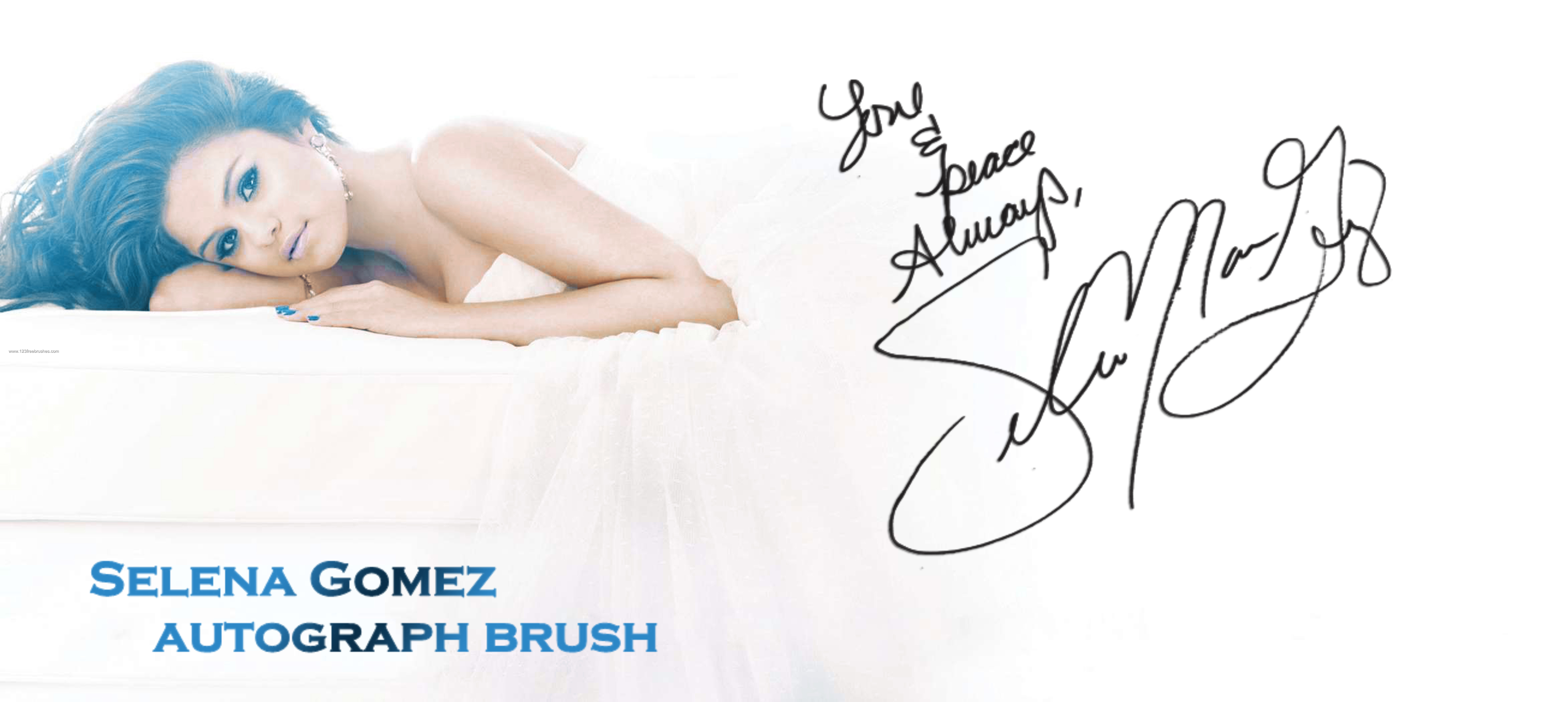 Selena Gomez Autograph