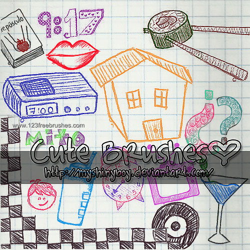 Doodle Children Drawing House
