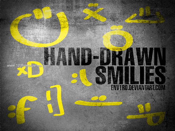 Hand-Drawn Smilies