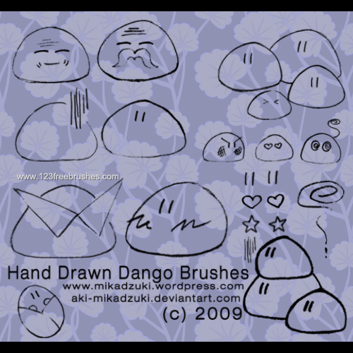 Hand Drawn Dango