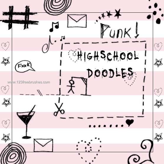 High School Doodles