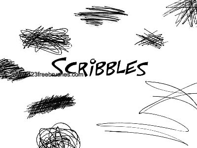 Ink Scribbles Set 12