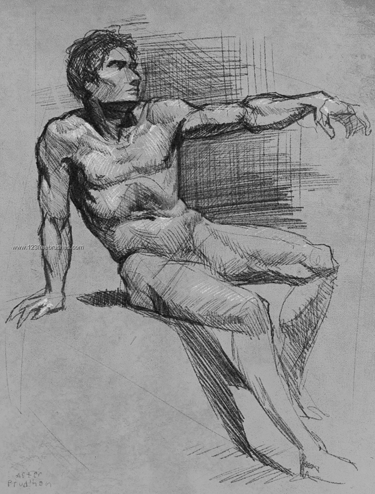 Pencil Drawing Man