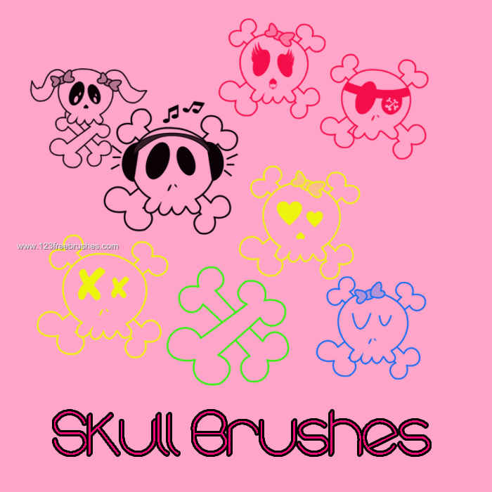 Cartoon Skulls