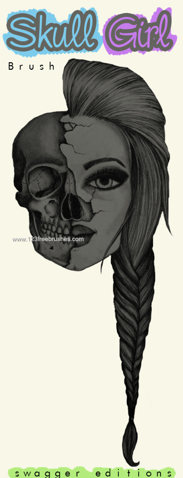 Horror Skull Girl
