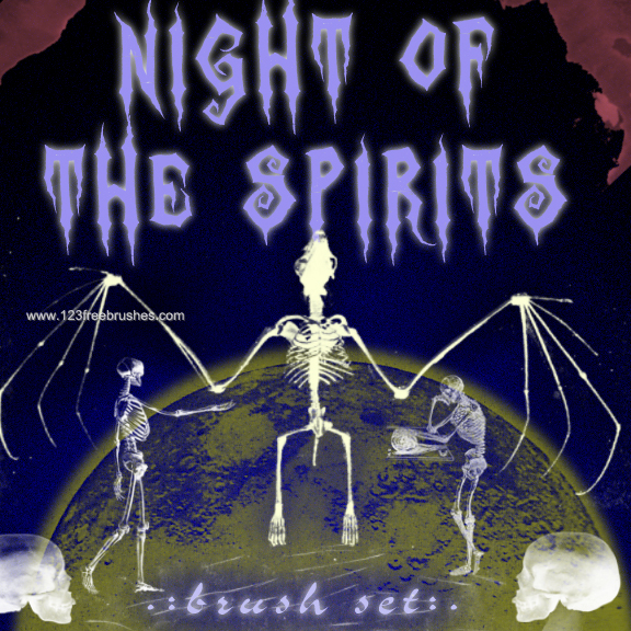 Night of The Spirits Skeletons