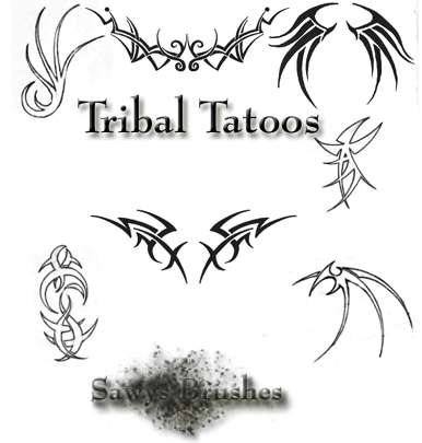 Photoshop Free Tribal Tattoo Brushes