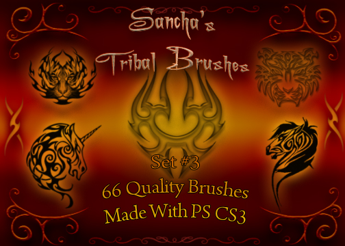 Photoshop Free Tribal Brushes