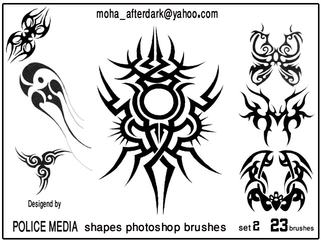 Photoshop Free Tribal Tattoo Designs Brushes