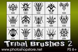 Photoshop Free Tribal Set Brushes