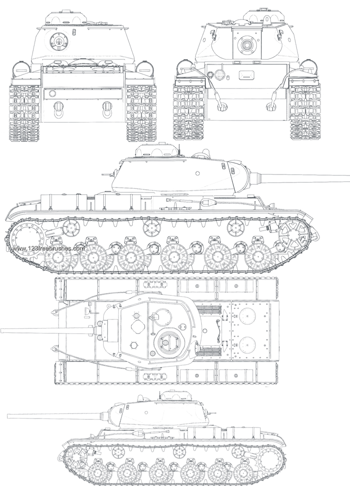 Russian Kv85B Tank