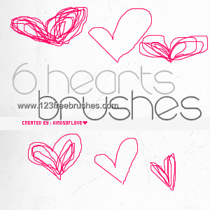 Drawing Scribble Hearts