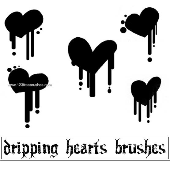 Dripping Hearts