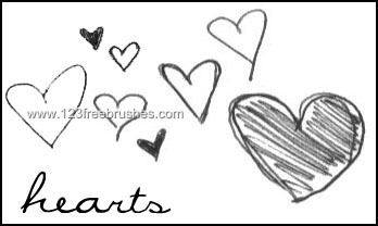 Love Doodle Hearts