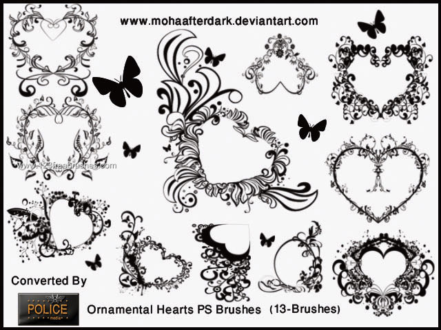 Ornamental Hearts