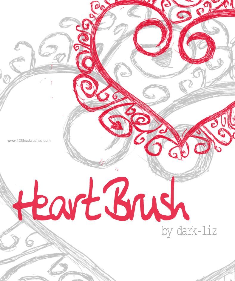Sketch Floral Heart