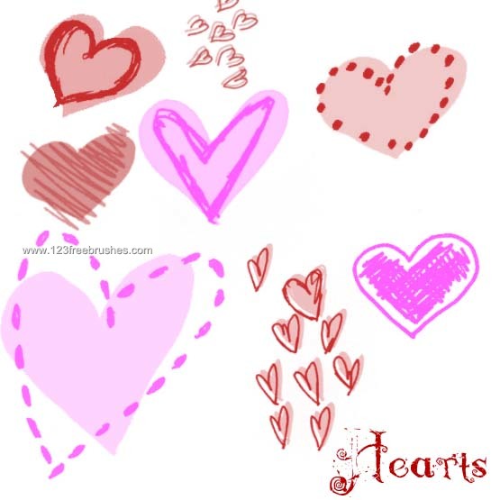 Two Tone Hearts