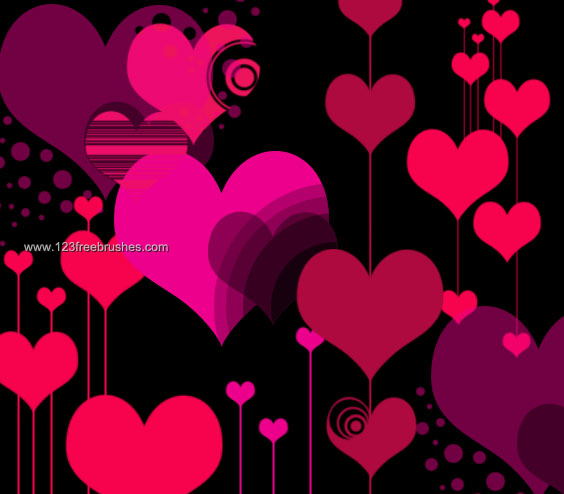 Vector Love Hearts