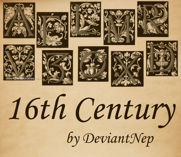 16Th Century Alphabet