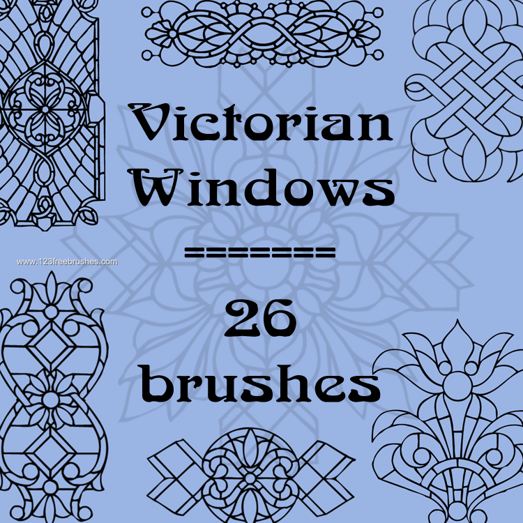 Victorian Windows Ornaments